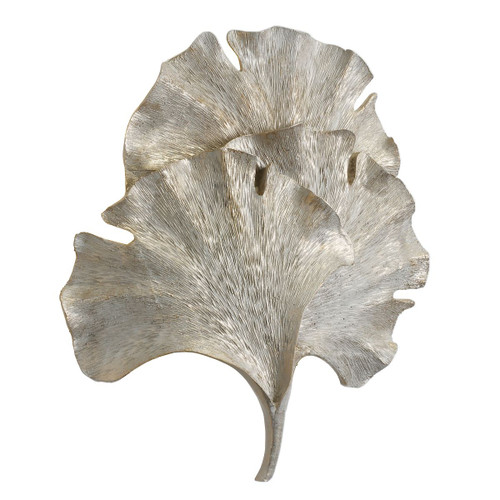 Gingko single wall washer in cream / gold